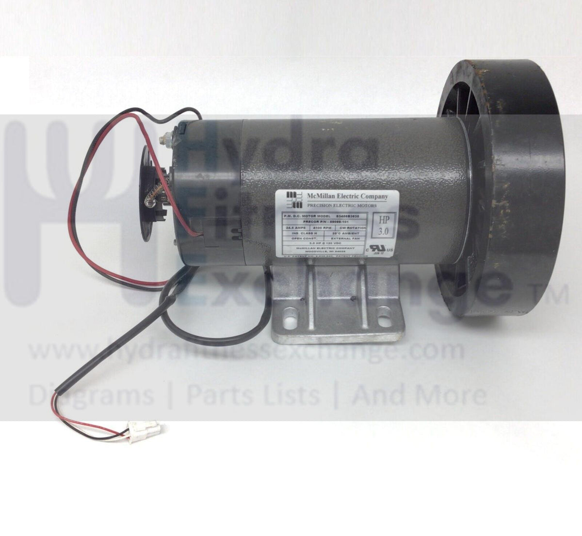 Precor 9.3x TRM 400-14 445/425 Treadmill DC Drive Motor with