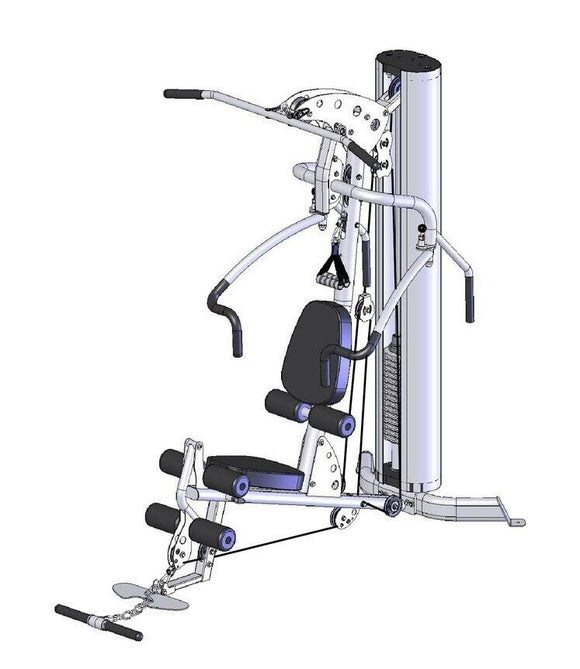 Used Inspire M1 2010 Compact Home Gym For Basement Applications - Low Ceiling - hydrafitnessparts