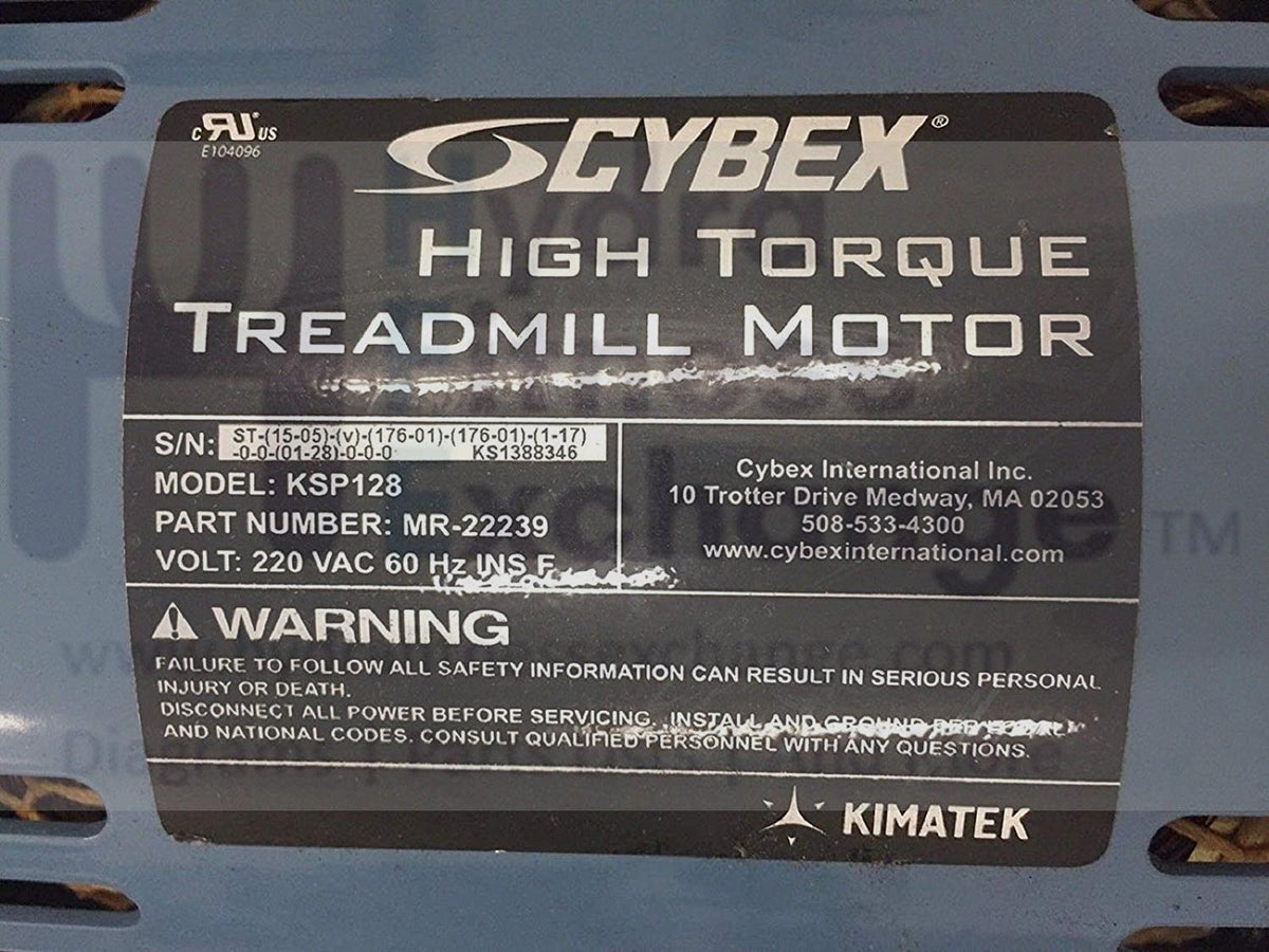 cybex contact number Cybex 750t 770t 751t 625t 650t Treadmill AC Drive Motor High Torque MR-22239 KSP128