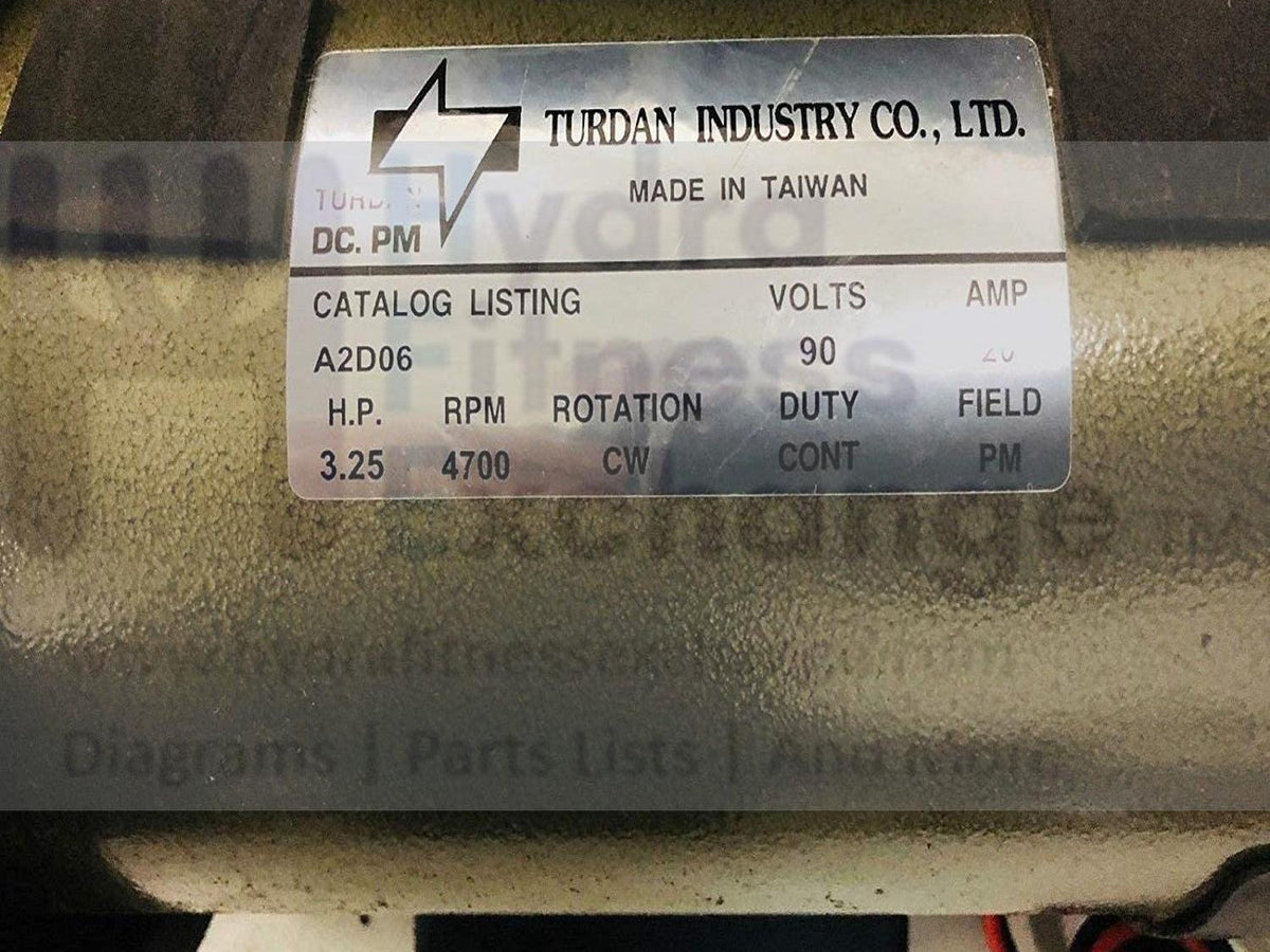 LIfespan 4000i Tr4000i Treadmill Turdan DC Drive Motor A2D06 3.25