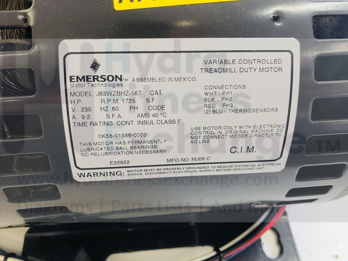 Life Fitness - 95Ti Treadmill DC Drive Motor 0K58-01386-0003