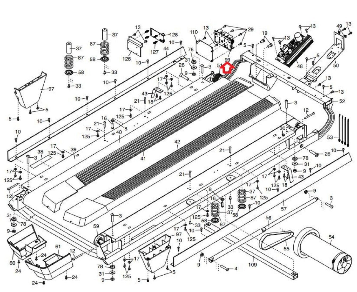 NordicTrack 1750 2450 2950 X22I X32i Treadmill Power Supply Board