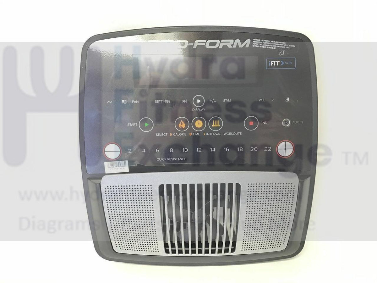 NordicTrack GX 4.7 R - VR19 Upright Bike Display Console Assembly