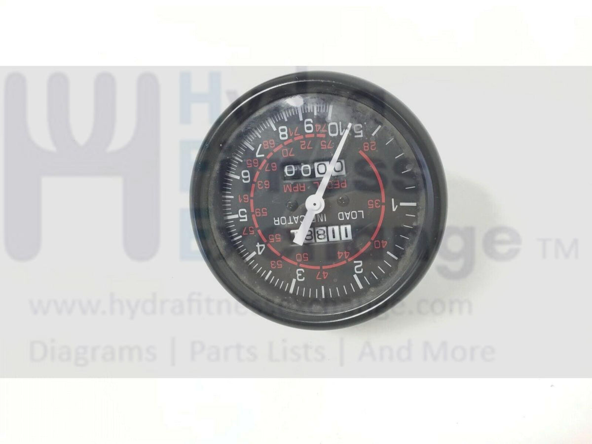 Schwinn Airdyne Classic Early Dual Action Bike Load Indicate RPM Gauge Odometer-hydrafitnessparts