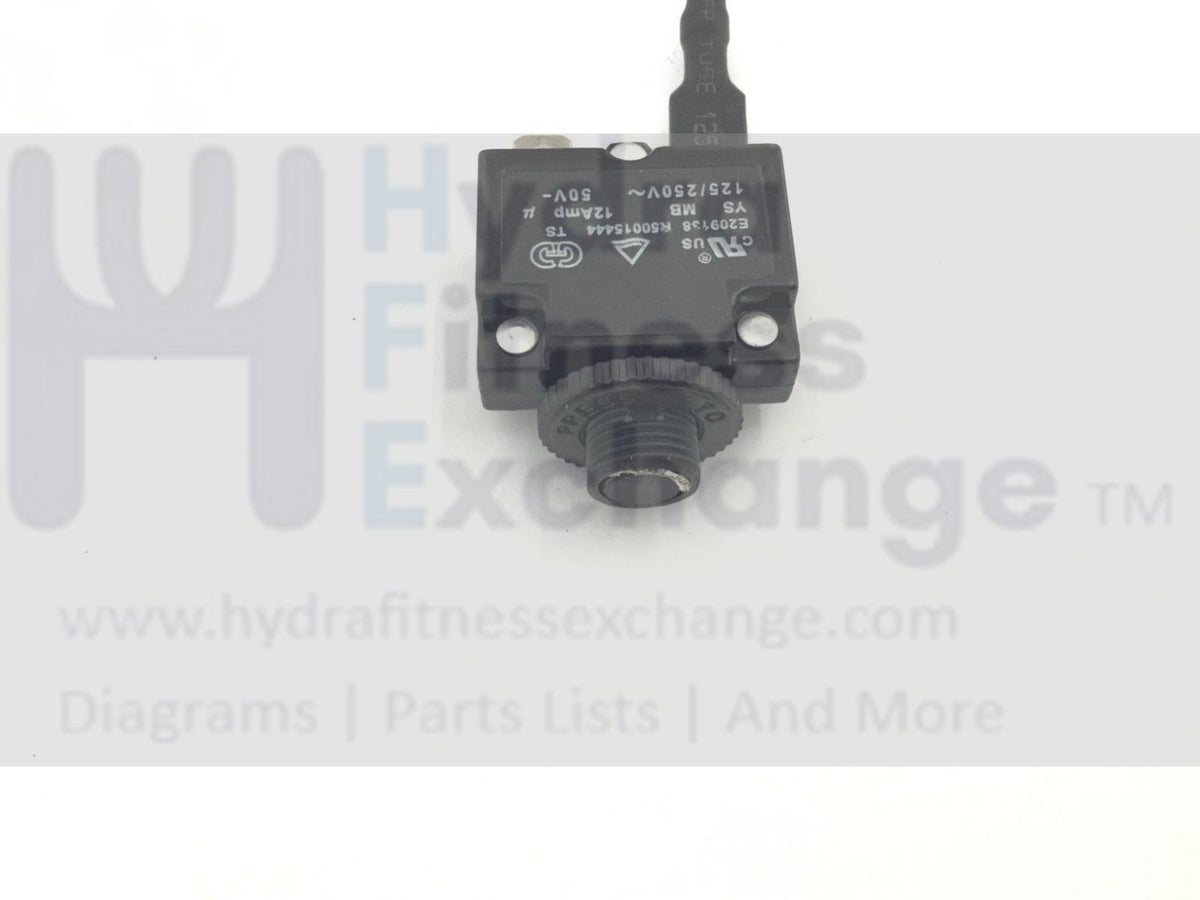 Smooth Fitness 9.25X Treadmill Power Circuit Breaker Switch 12A