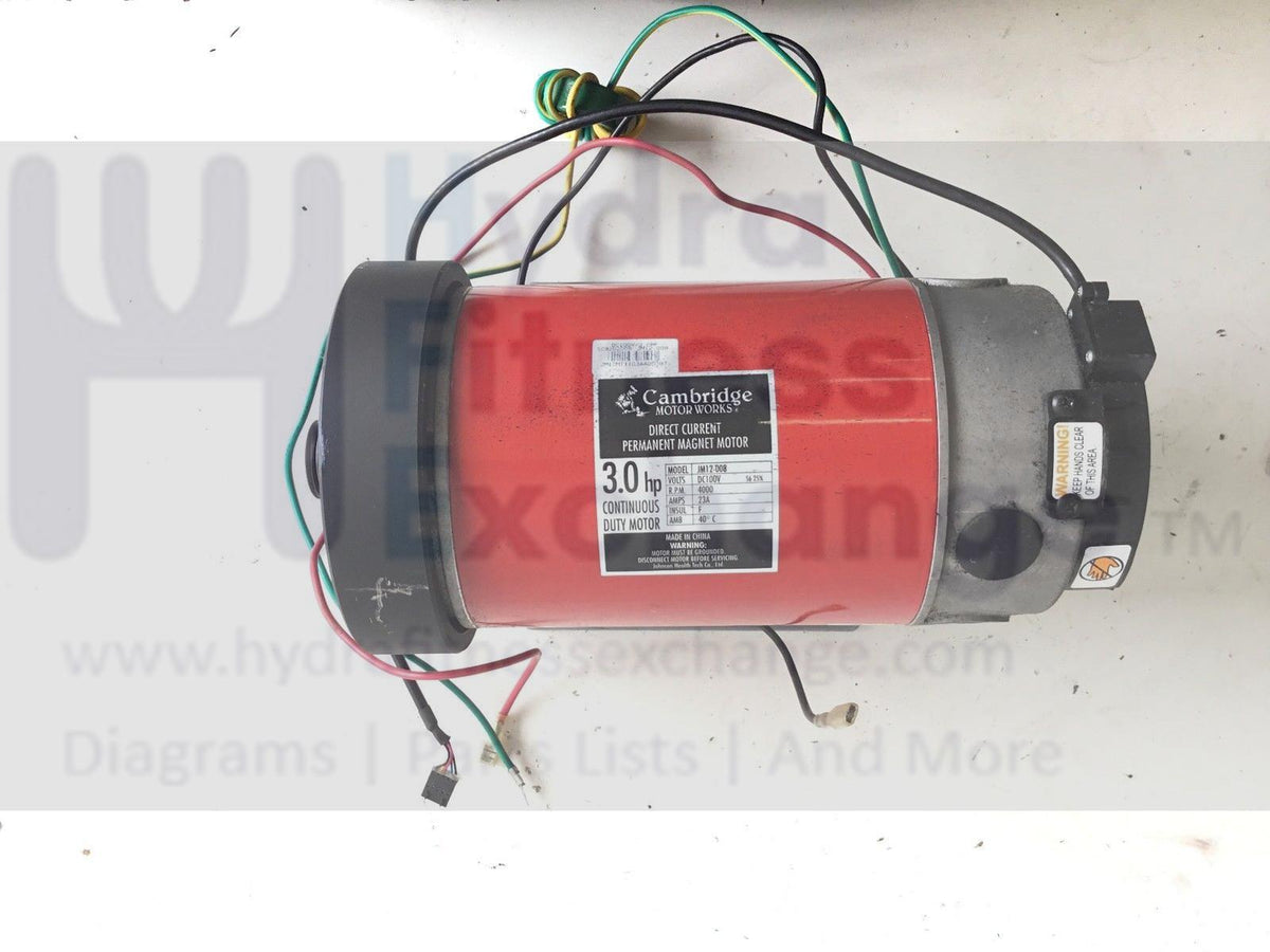 Vision Fitness Residential Treadmill DC Drive Motor Assembly JM12