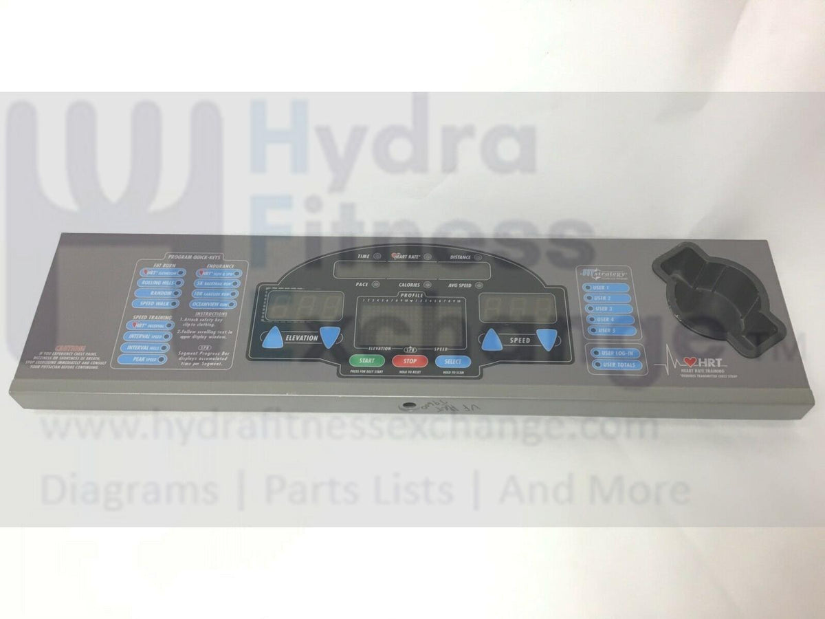 Vision Fitness T9600HRT Treadmill Display Console Assembly 026618