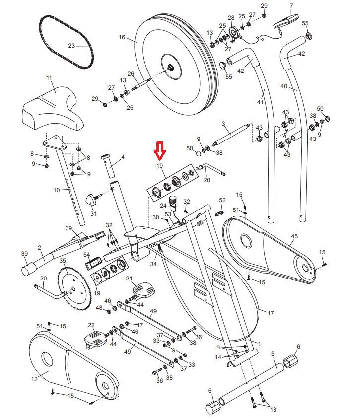 Proform 10.8 x discount parts