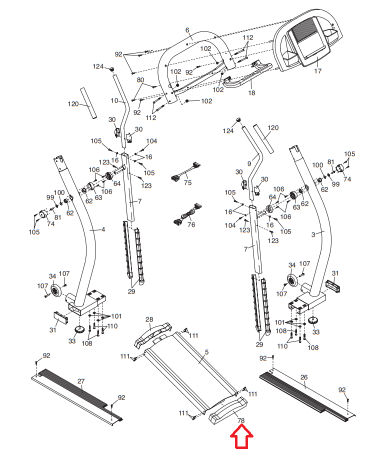 Proform hybrid trainer cheap parts