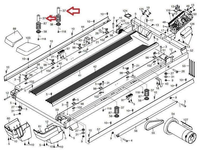 Nordictrack treadmill best sale deck replacement