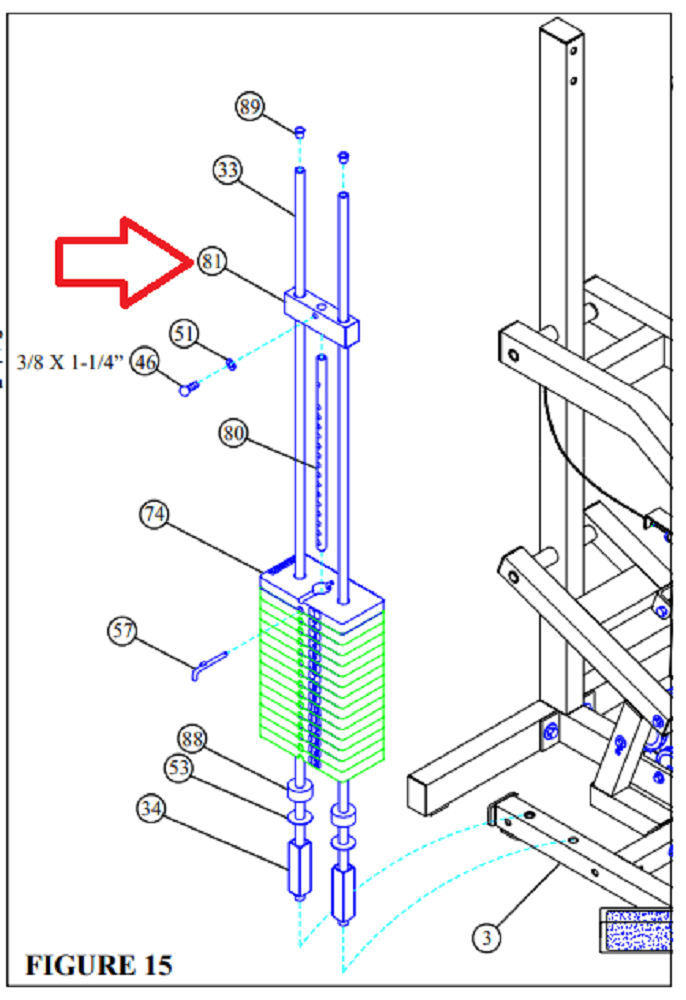 Parabody ex350 online parts