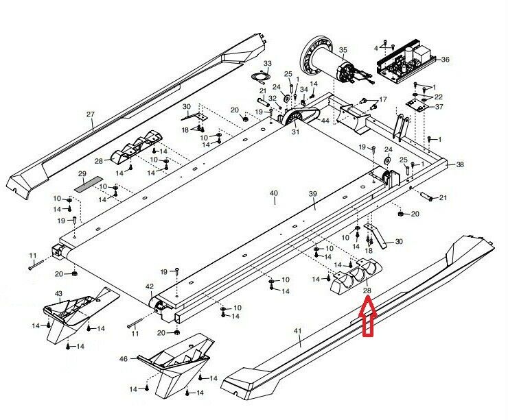 Proform treadmill deck online replacement