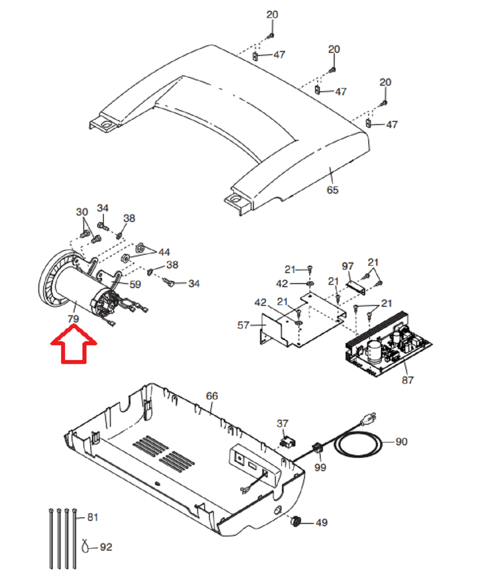 Weslo crosswalk 5.2 t treadmill online parts