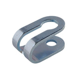 Gym Steel Rope Cable Slotted U Bracket End Size 47 x 26 x 23/10mmT Strength System