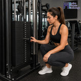 Black Pull Knob For Weight Stack Pin | Commercial & Home Gym Strength System