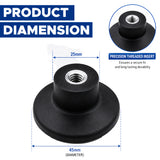 Black Pull Knob For Weight Stack Pin | Commercial & Home Gym Strength System