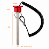 Magnetic Red Weight Stack Pin For Cable Gym Commercial & Home Gym Pins Pop Knob