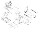 Horizon Fitness TM163 TM164 Treadmill Membrane Key 019686-A