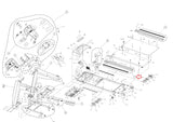 Horizon Fitness TM644 Treadmill Left Side Rail Set Semi Assembly 1000114494