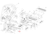 Horizon Fitness TM644 Treadmill Lock Latch Chrome Set Semi Assembly 1000200132