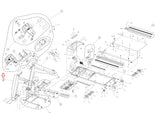 Horizon Fitness TM644 Treadmill Left Console Mast Set Semi Assembly 1000114477