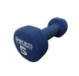 Sports Authority 5 lb Blue Neoprene-Coated Dumbbell Freeweights & Accessories