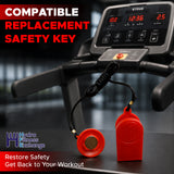 True Fitness Round Magnetic Safety Key 32mm (Body) 14mm Magnet Fits Treadmill Universal fit