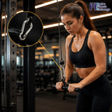 Steel Rope Snap Link Clip (Caribener) For Cable Gym Attachment Φ7 x 70mm Strength System