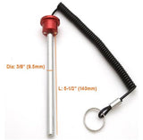 Magnetic Red Weight Stack Pin For Cable Gym Dia (9.5mm) | Strength System