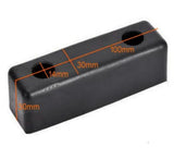 Weight Stack Rubber Bumper L 100mm - W 30mm & H 30mm & Dia of Hole 14mm Strength