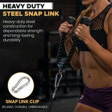 Steel Rope Snap Link Clip (Caribener) For Cable Gym Attachment Φ7 x 70mm Strength System