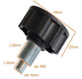 Pop Pin knob 2.1" Thread of Pin 3-4" Fine Thread  0.79" Tip of Pin Dia 3-8"