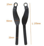 Cybex Stationary Bike L & R Pedal Strap Pair 370m L x 55m W x 25mm SW x 27mm ID