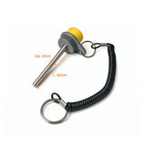 Magnetic Yellow Weight Stack Pin For Cable Gym Pin 80mm L | Strength System