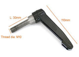 Seat Post Pin Size Of Black Knob: 4.33" - Thread Of Pin: M10 - Pin Length: 1.18"