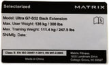 Matrix Fitness Strength System English Label 1000402626