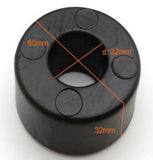Weight Stack Guide Rod Round Rubber Bumper OD 60mm & H 32mm & ID of Hole 32mm Strength System Cable Gym