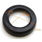Weight Stack Round Rubber Bumper OD 70mm & H 13mm & ID of Hole 45mm Strength System Cable Gym