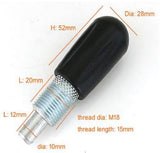 Pop Pin knob 1.1" Thread of Pin 3-4" Fine Thread  0.79" Tip of Pin Dia 3-8"