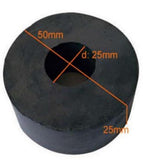Weight Stack Rubber Bumper OD 50mm & H 25mm & ID of Hole 25mm Strength System