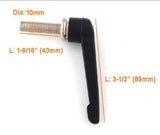 Seat Post Pin Size Of Black Knob 3-1-2" - Thread Of Pin M10 - Pin Length 1.58"