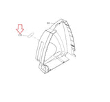 Matrix Fitness Stepper Step Decal Side Cover 027982-B