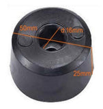Weight Stack Rubber Bumper OD 50mm & H 25mm & ID of Hole 16mm Strength System