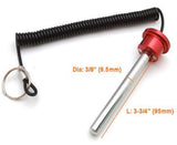 Magnetic Red Weight Stack Pin For Cable Gym Dia (9.5mm) | Strength System