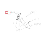 Horizon Fitness Elliptical Left Handle Set Semi Assembly 1000392783