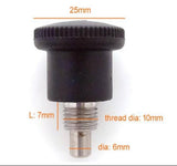 Indoor Cycle & Gym Pop Pin Size Of Knob 1"Thread Pin M10 Length Thread 0.27" Tip Pin Dia 1-4"