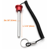 Magnetic Red Weight Stack Pin For Cable Gym Dia (9.5mm) | Strength System