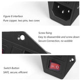 Superfit 2-in-1 Treadmill Power Entry On Off Switch W/Fuse Socket Power Cord