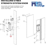 Cybex Home Gym Strength System Knob 11040-440
