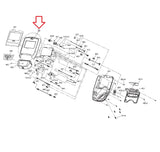 Matrix Fitness EP625 CEP625 FCB93 Upright Bike Overlay Shield Set 1000375451